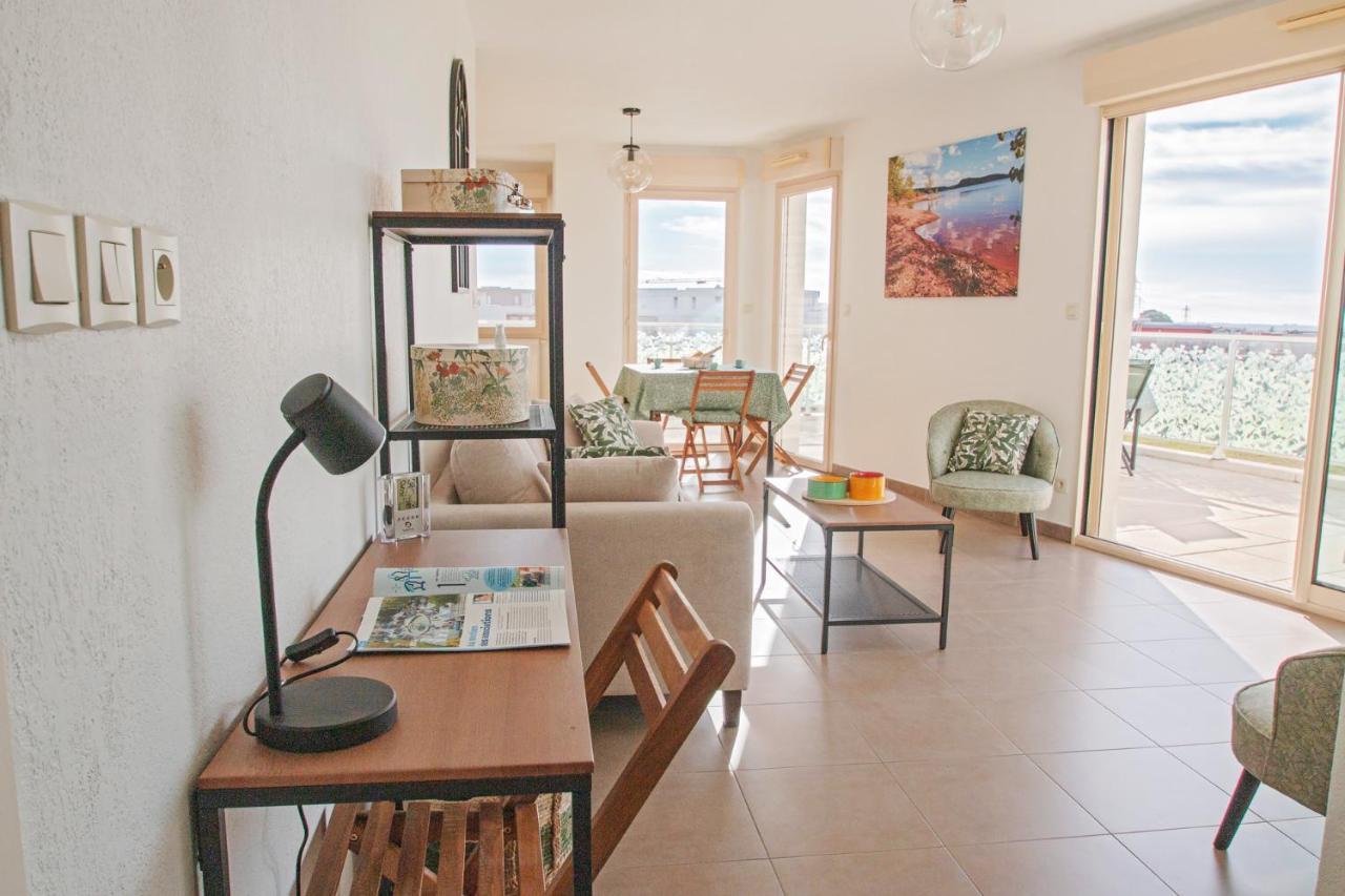 Appartement 4 Personnes, Grande Terrasse, Parking Prive, Wifi Монпельє Екстер'єр фото